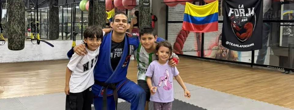 Clases para niños en La Forja MMA, Cali